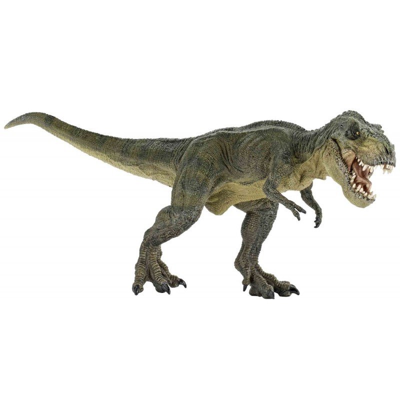 Le tyrannosaure qui court de Papo, l'une des figurines phares de la gamme dinosaures de la marque française