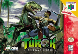 Jaquette de Turok: Dinosaur Hunter (1997)